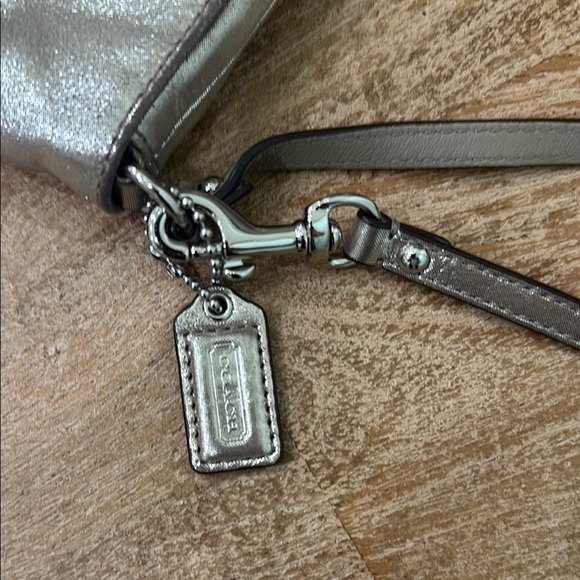 Coach Metallic Wristlet Clutch - Picture 2 of 12